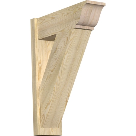 Ekena Millwork Traditional Rough Sawn Traditional Outlooker, Douglas Fir, 8"W x 24"D x 32"H OUT08X24X32TRA01RDF